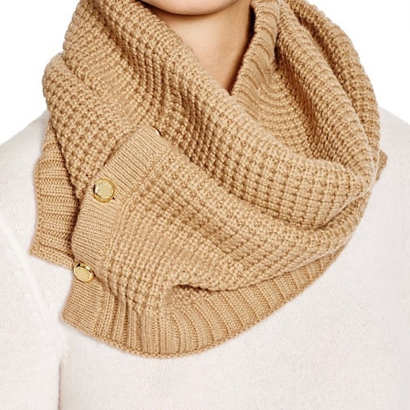 Michael Kors Accessories | Michael Kors Waffle Stitch Neck Warmer, Tan | Color: Tan | Size: Os | Xo_Karliscloset's Closet